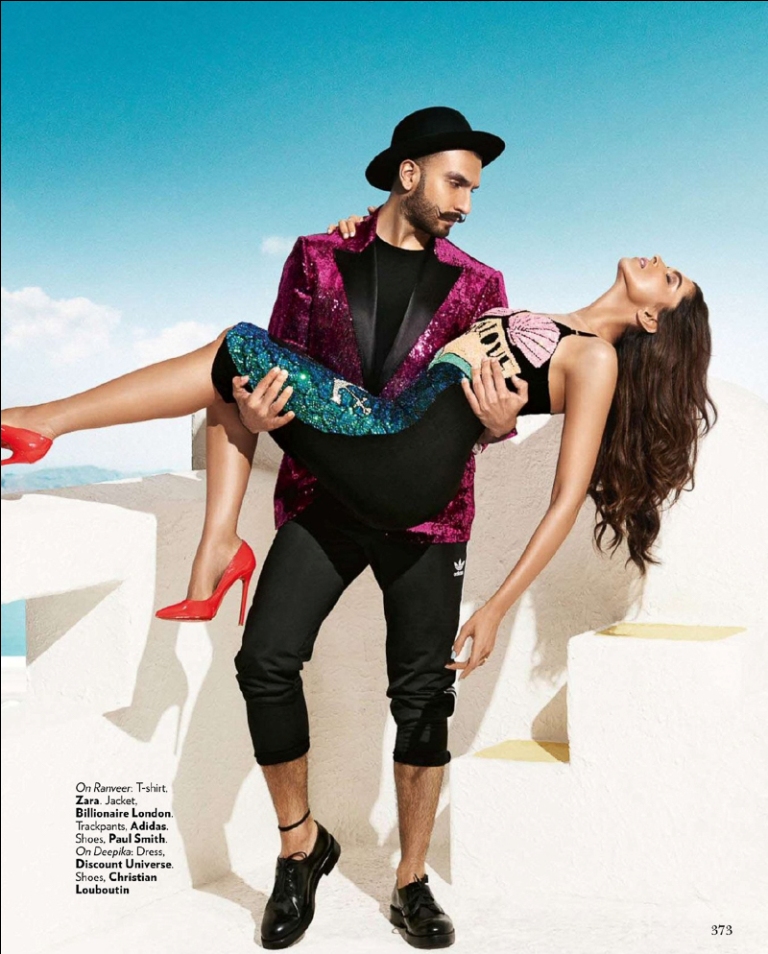 Deepika, Ranveer on Vogue Magazine Oct 2015 02