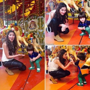 Mahira Khan With Her Little Fan